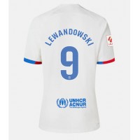 Dres Barcelona Robert Lewandowski #9 Preč 2023-24 Krátky Rukáv